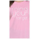 Target Γυναικεία κοντομάνικη μπλούζα Long T-Shirt Single Jersey "Mind"